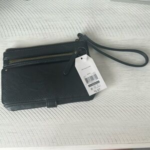 Time and Tru black wristlet NEW with tags